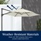 Best Choice Products 10ft 360° Rotating Cantilever Offset Hanging Patio Umbrella